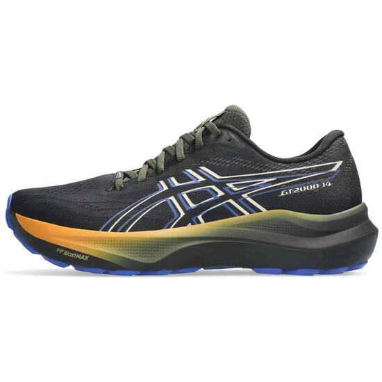 Chaussures de course Asics modèle GT-2000 14 "Black/Vanilla" pour homme