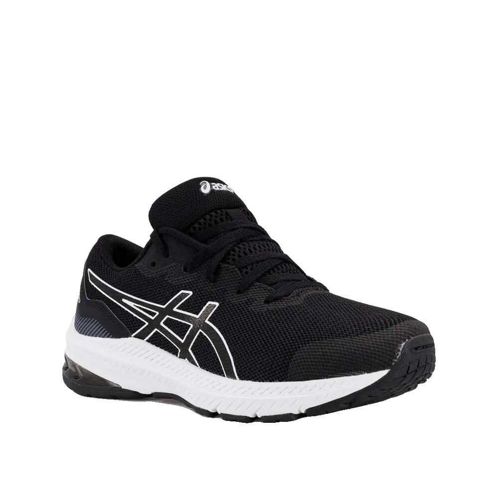 Chaussures de course ASICS GT-1000 11 GS Noir/Blanc 1/3