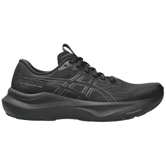 Chaussures de course Asics modèle ASICS GT-2000 14 "Black/Black" pour femmes