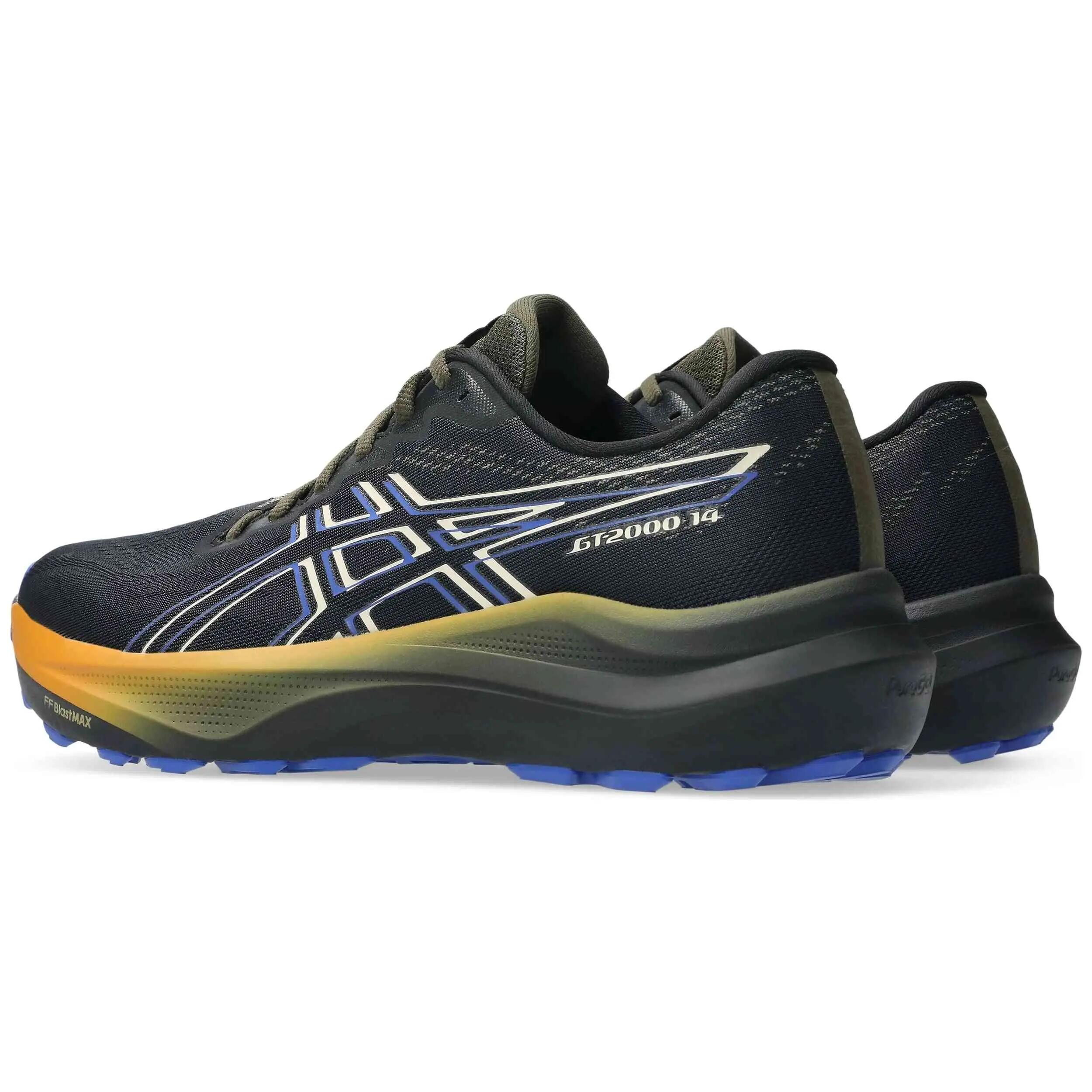 Hardloopschoenen Asics model GT-2000 14 "Black/Vanilla" voor mannen 3/5