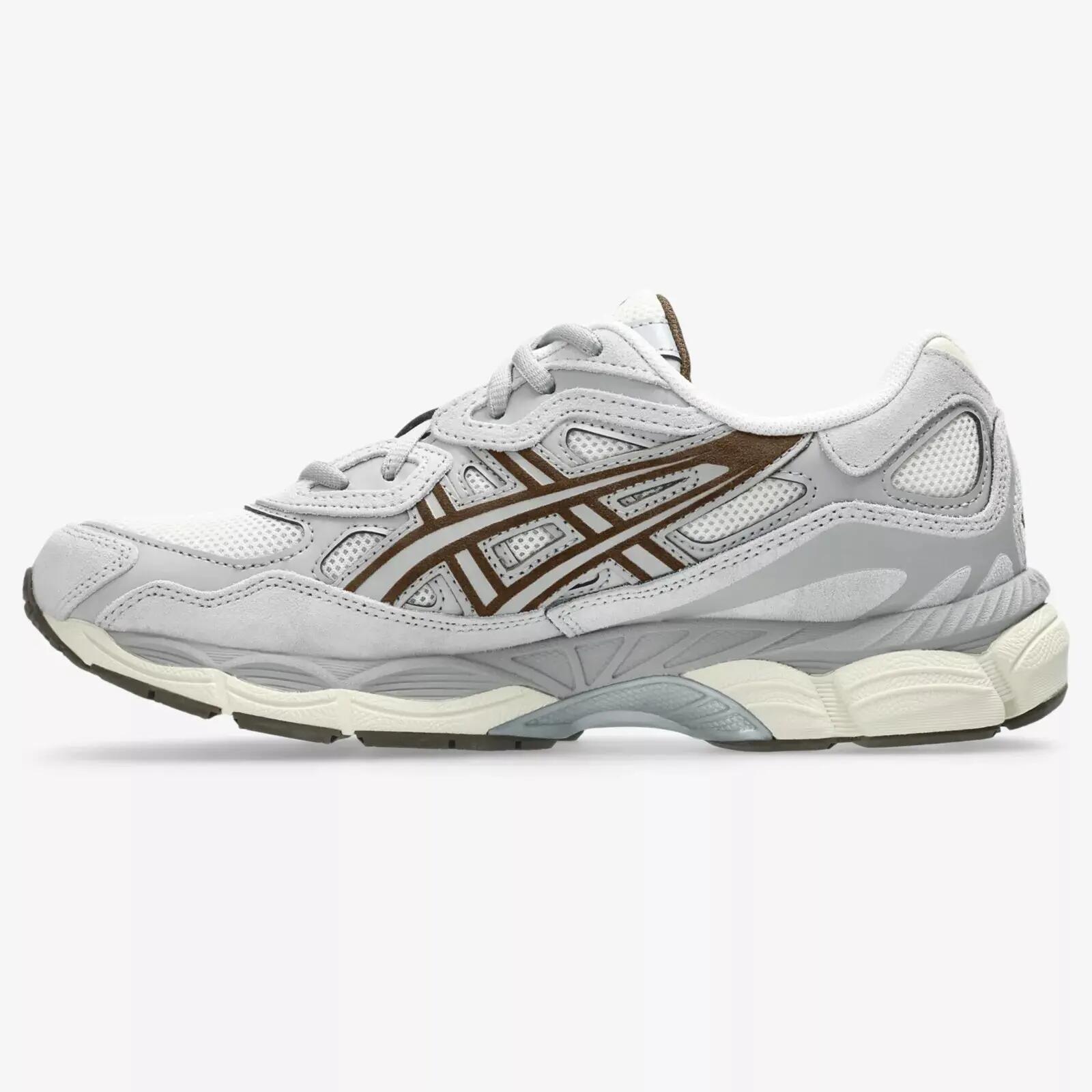 ASICS Gel-NYC Schuhe Farbe Creme/Zement Grau 4/5