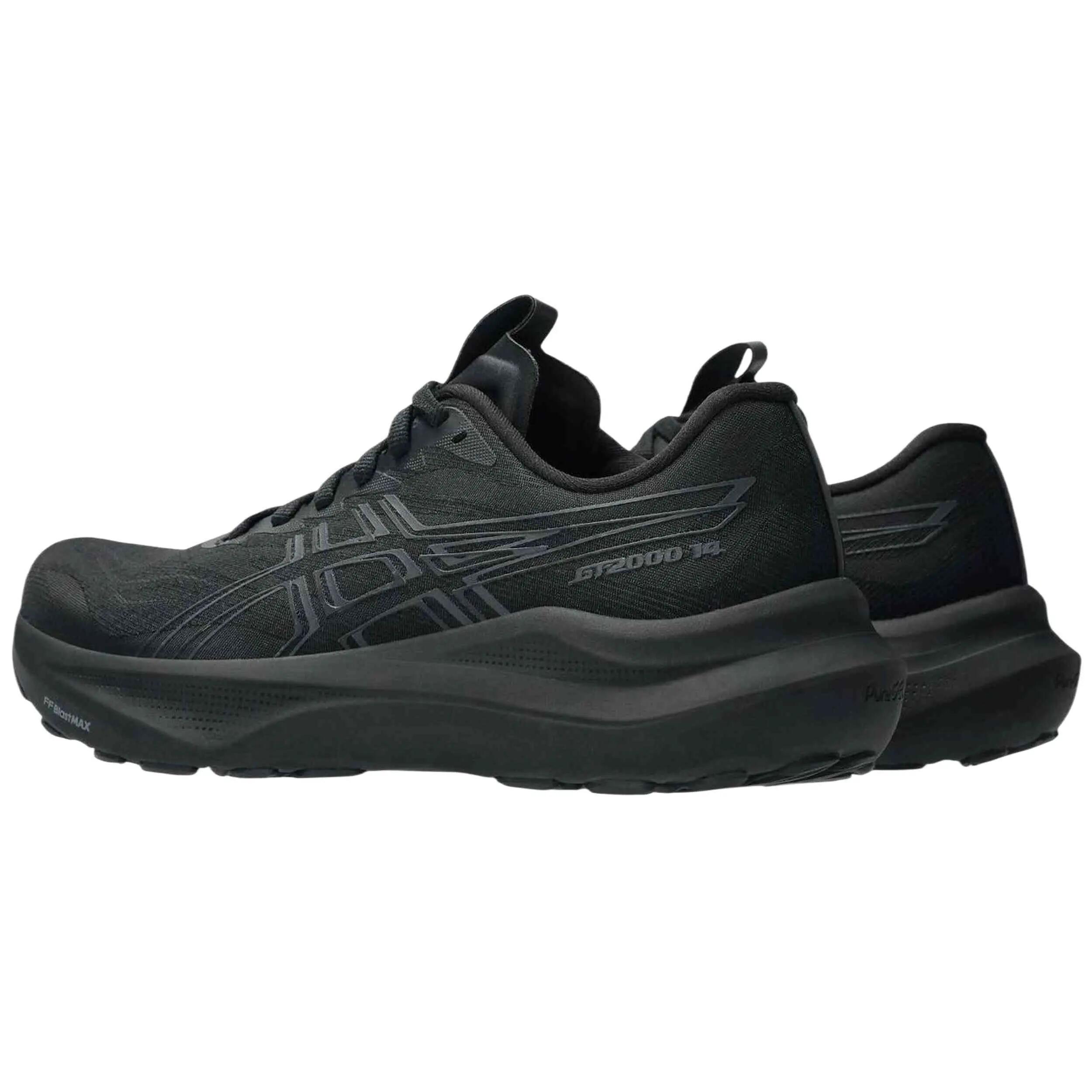 Chaussures de course Asics modèle ASICS GT-2000 14 "Black/Black" pour femmes 4/5
