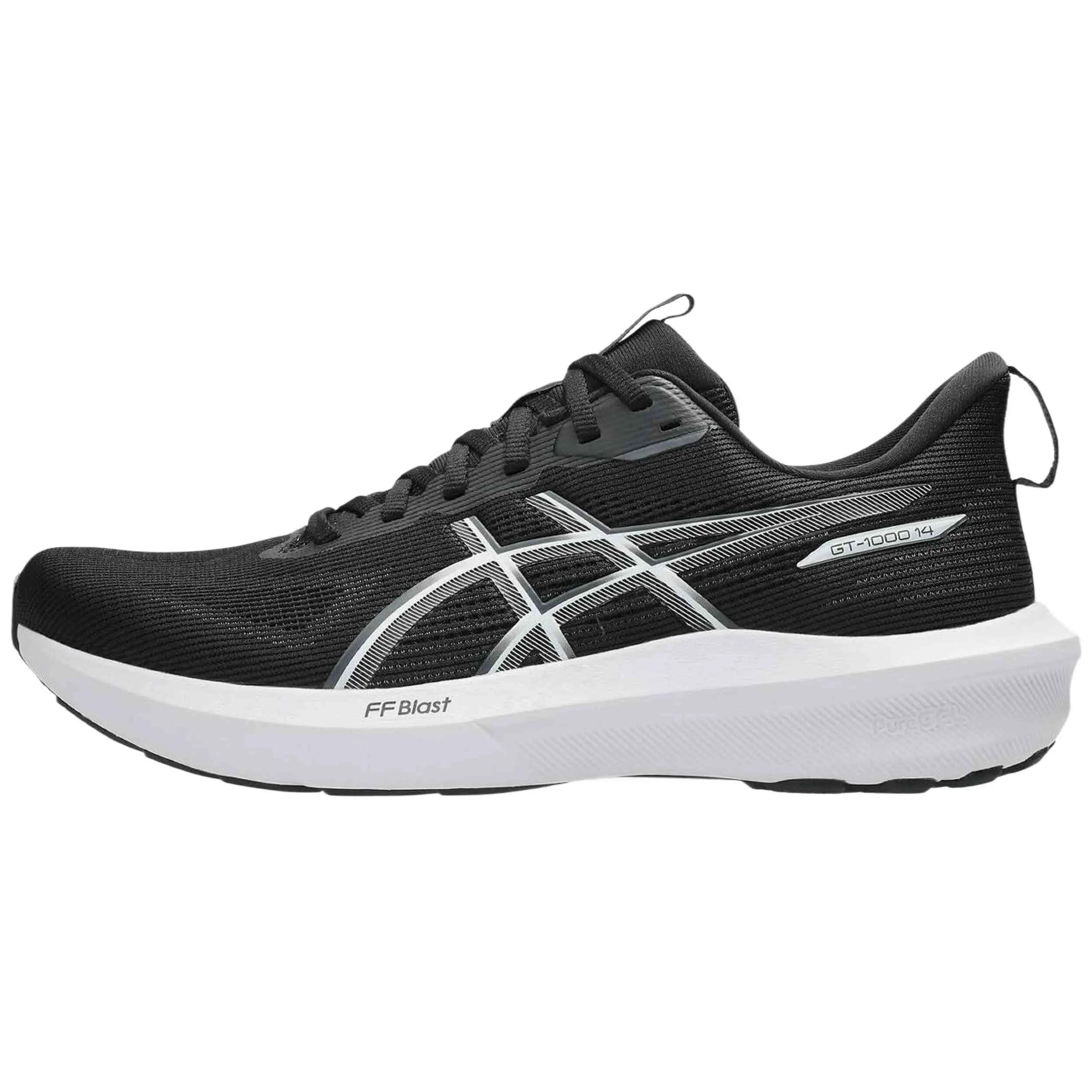 Hardloopschoenen Asics model GT-1000 14 "Black/White" voor unisex 2/5