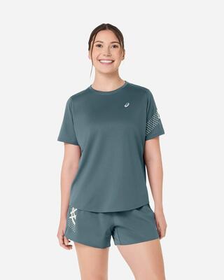 T-shirt - hardlopen - dames - icon ss top - turquoise