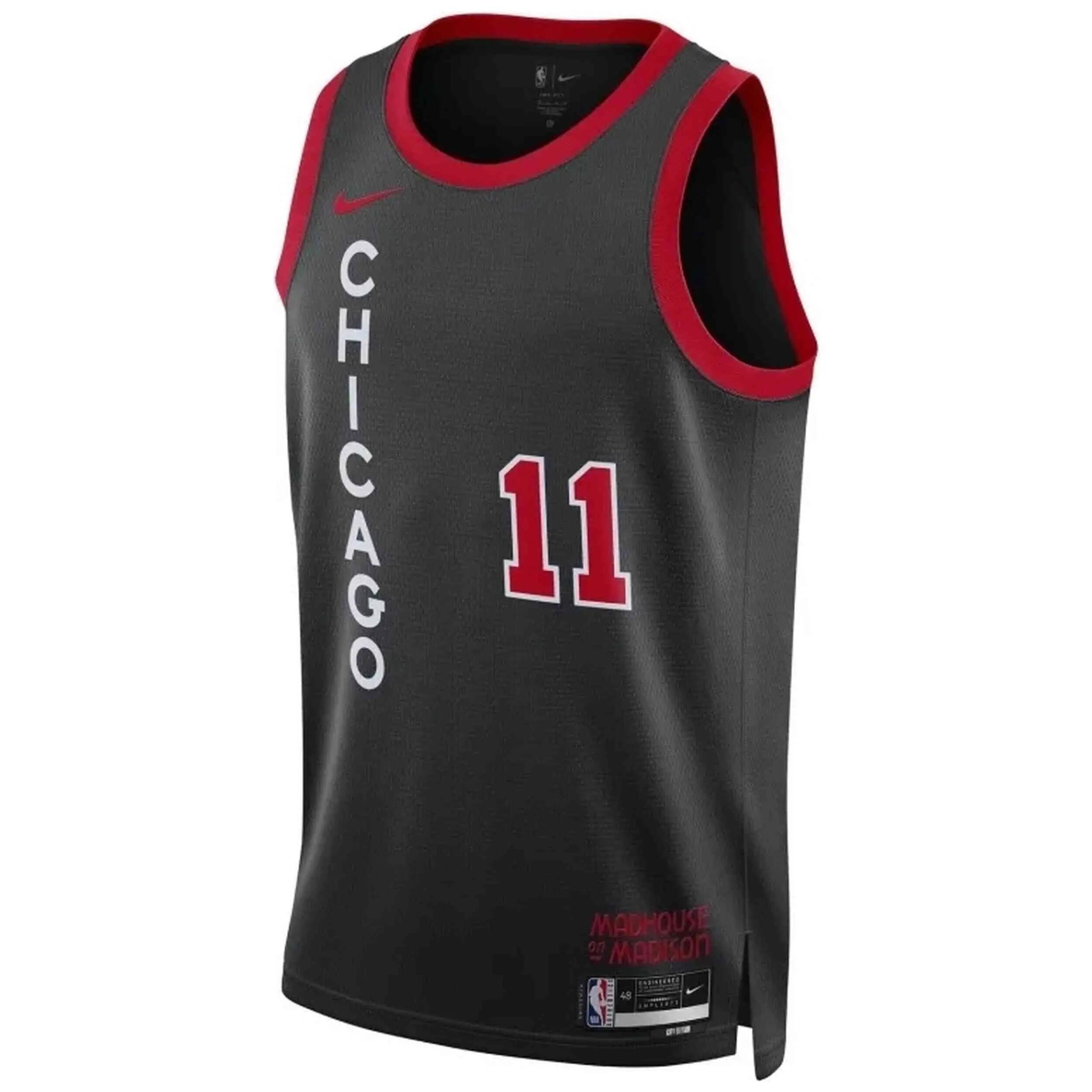 Maglia da basket Nike modello Camiseta Demar DeRozan City Edition Chi per unisex 2/3