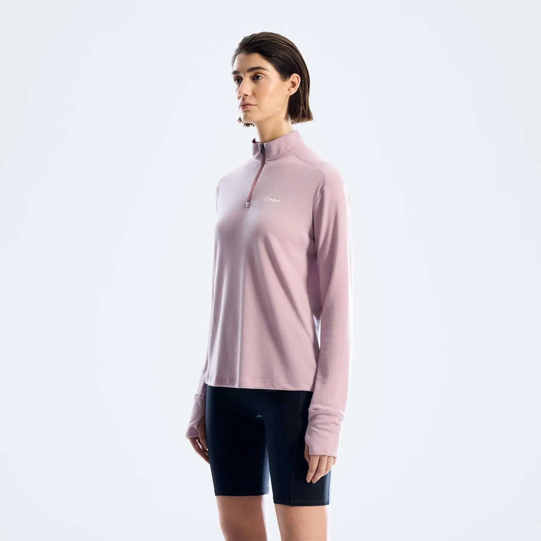 Langarmunterhemd ½ Zip Damen Berghaus Ivyhill 5/5