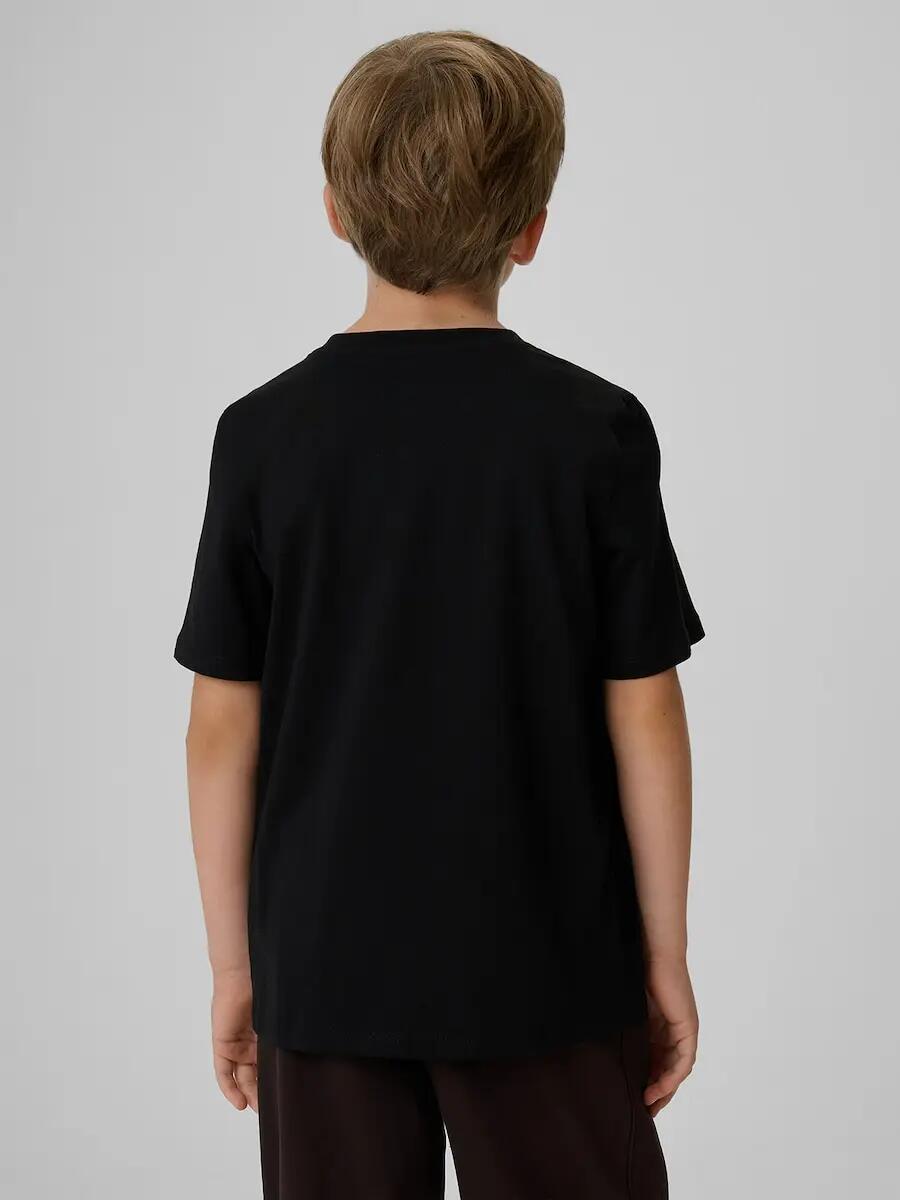 T-shirt regular z nadrukiem chłopięcy 4F 2/6
