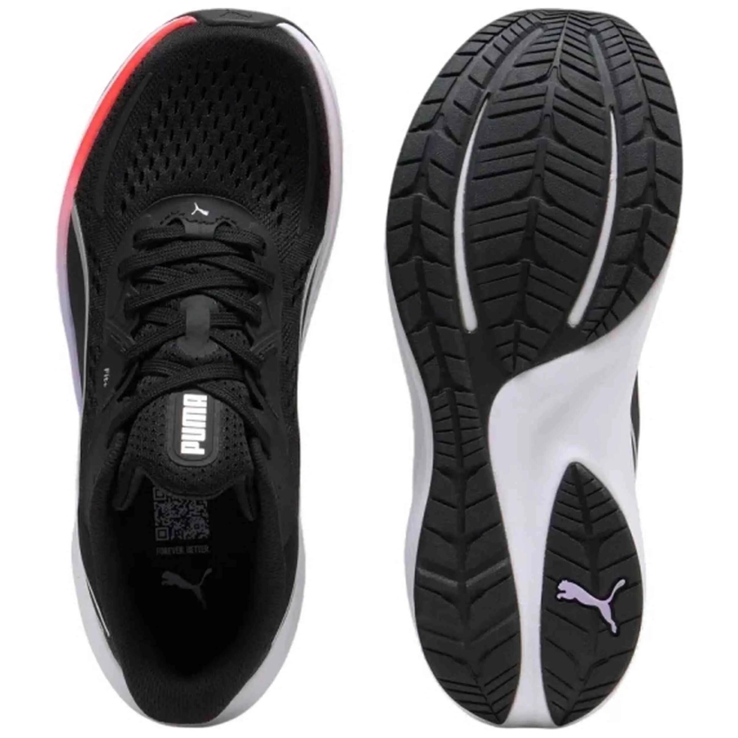 Zapatillas Puma modelo SKYROCKET LITE 2 "Black-White-Red" para mujer 3/5
