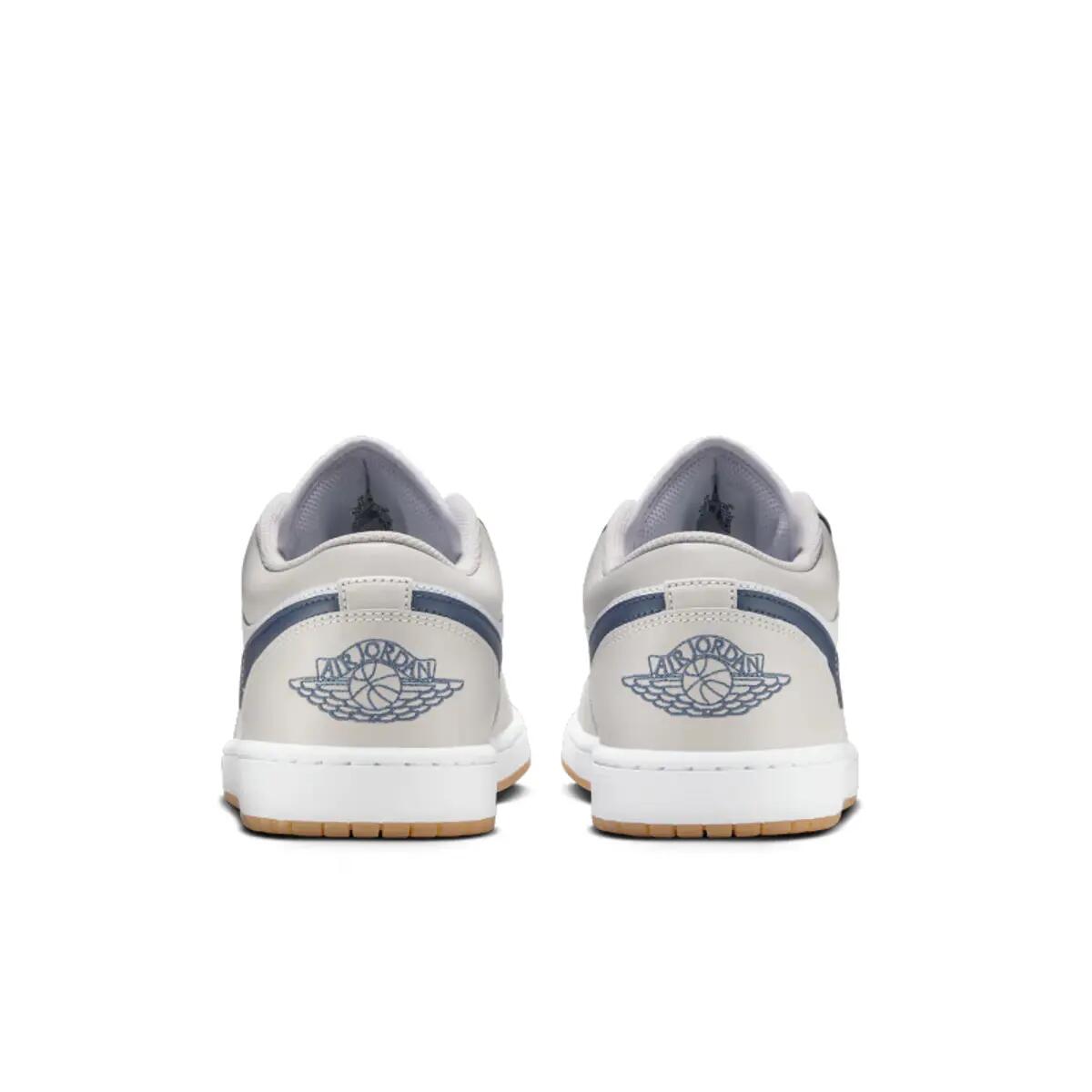 Air Jordan 1 Low Midnight Navy Neutral Grey 6/6