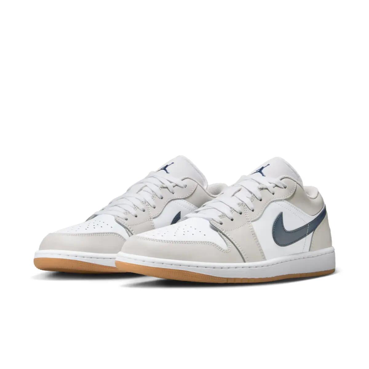 Air Jordan 1 Low Midnight Navy Neutral Grey 5/6