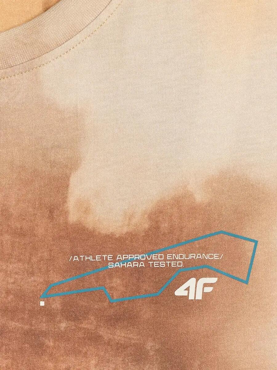 T-shirt regular z nadrukiem męski 4F 4FRSS26TTSHM4237 6/6