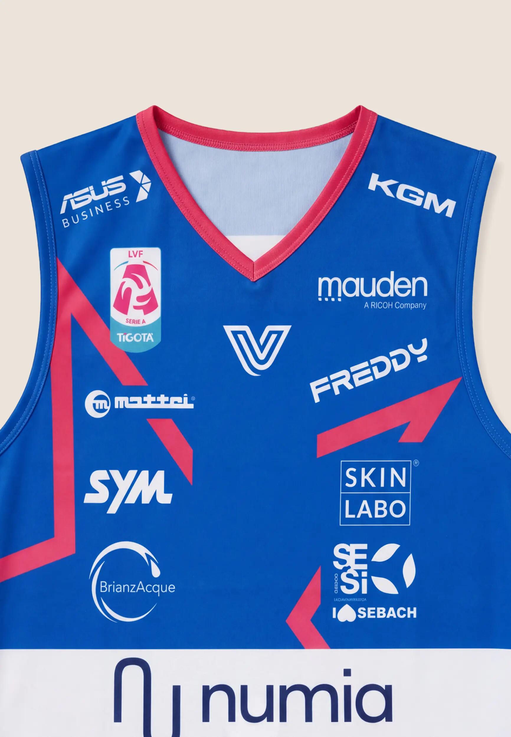 Canotta Vero Volley Replica Serie A1 Femminile 2025-2026 3/3