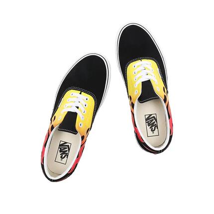Chaussures Vans Era Flame Noir/Blanc