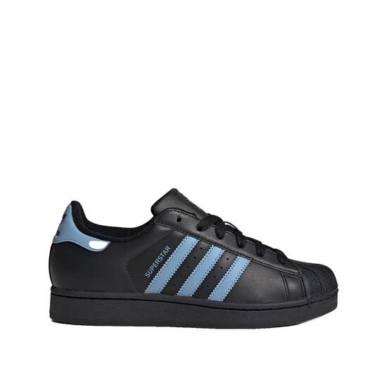 Chaussures adidas Superstar II Noir/Ash Blue