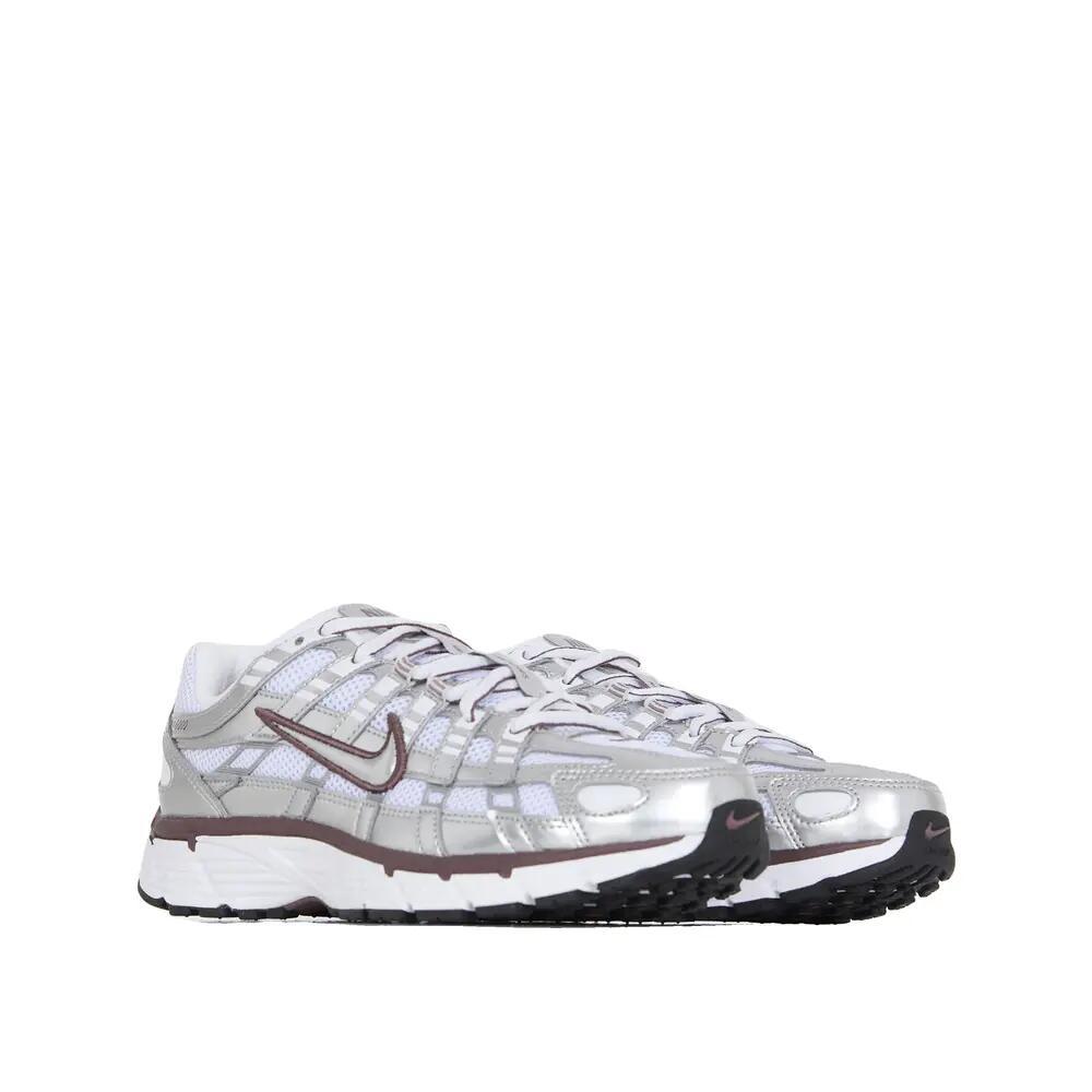 Nike P-6000 Schuhe Weiß/Tätowierung-Metallic Silber-Schwarz 3/6