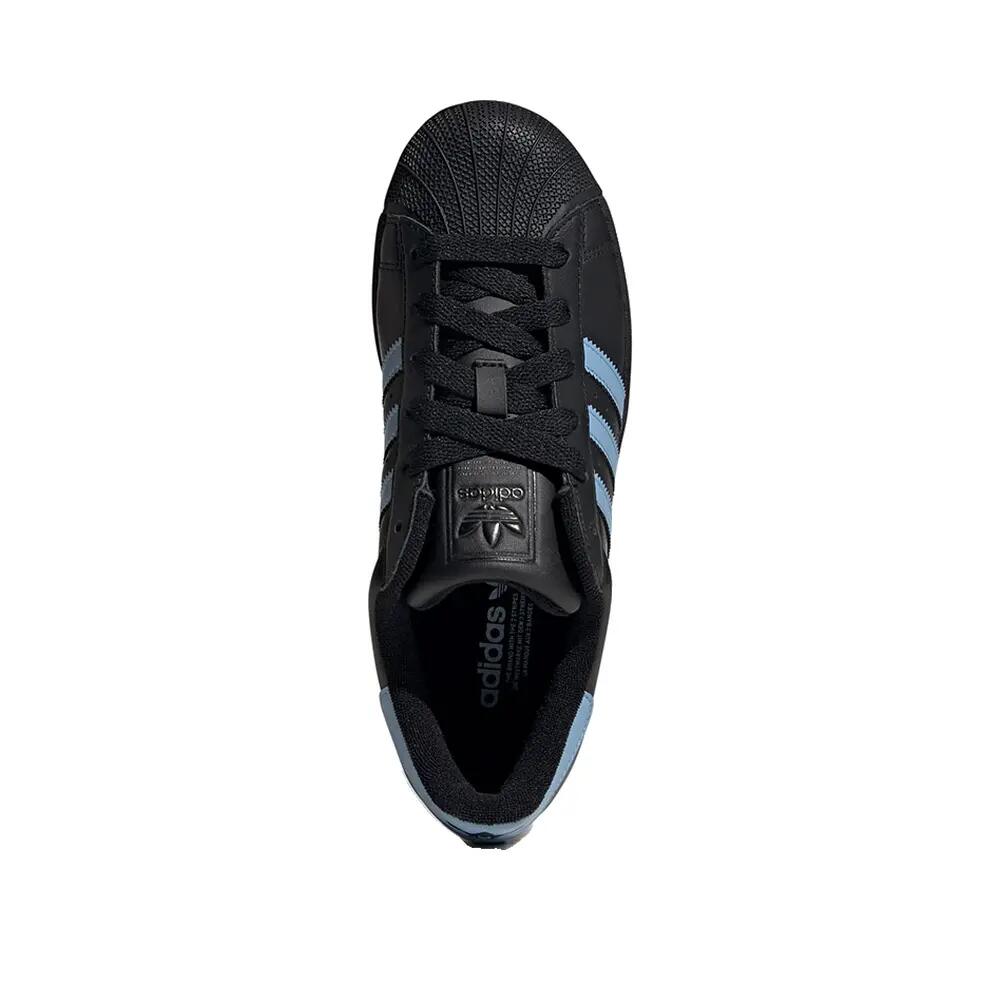 Chaussures adidas Superstar II Noir/Ash Blue 6/10