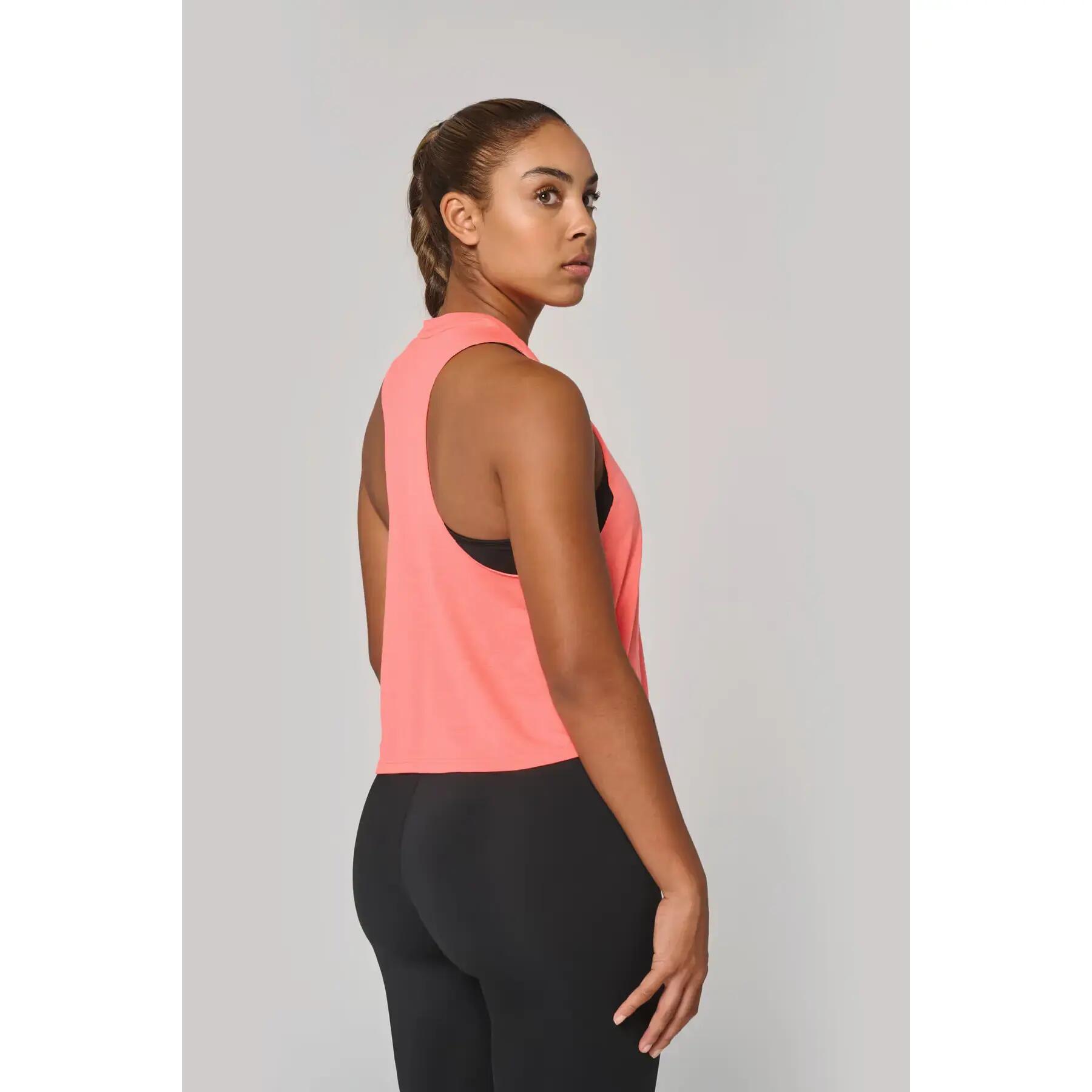 Crop-Top Damen Proact Triblend 4/5