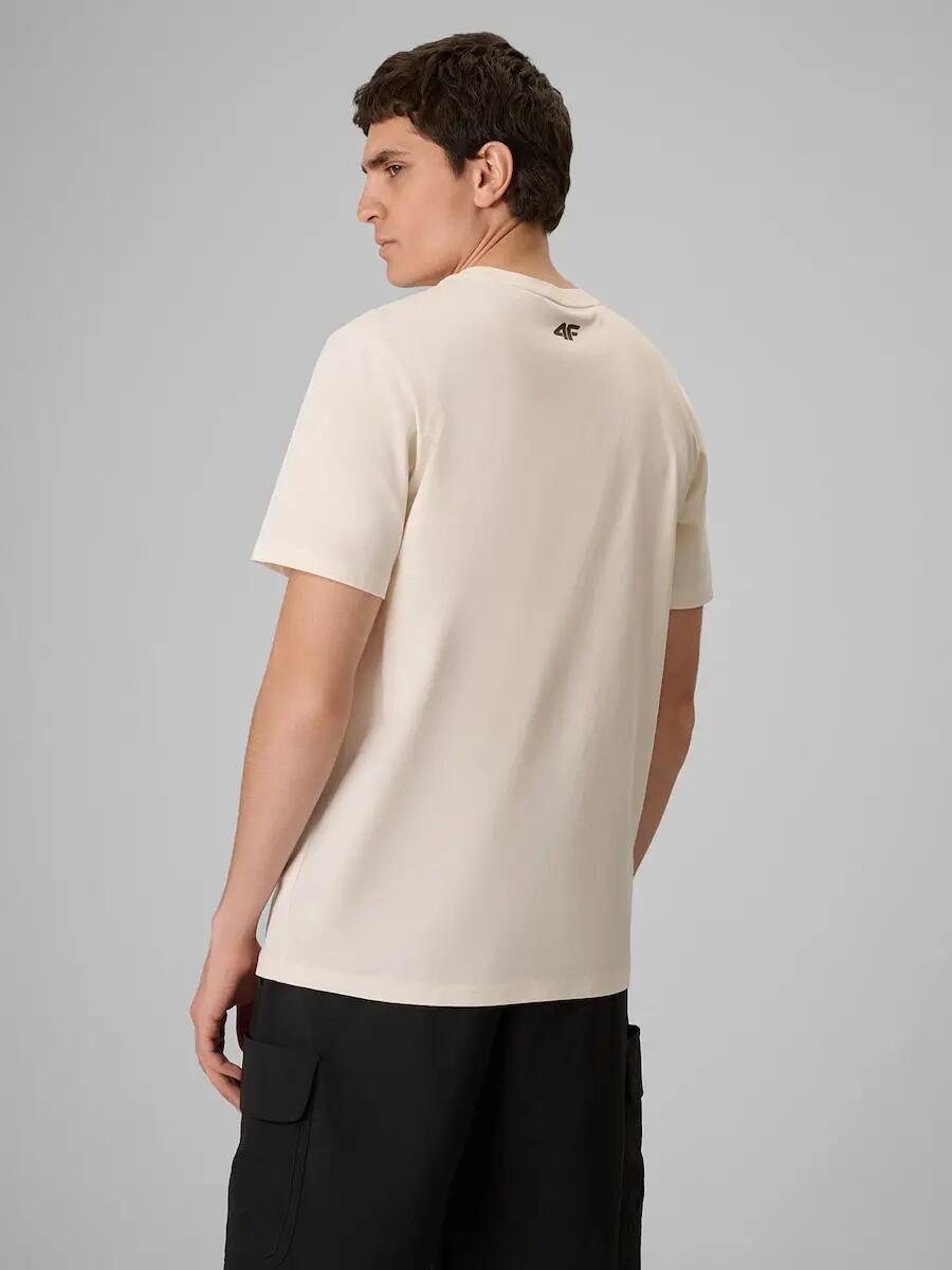 T-shirt regular z nadrukiem męski 4F 4FRSS26TTSHM4230 2/6