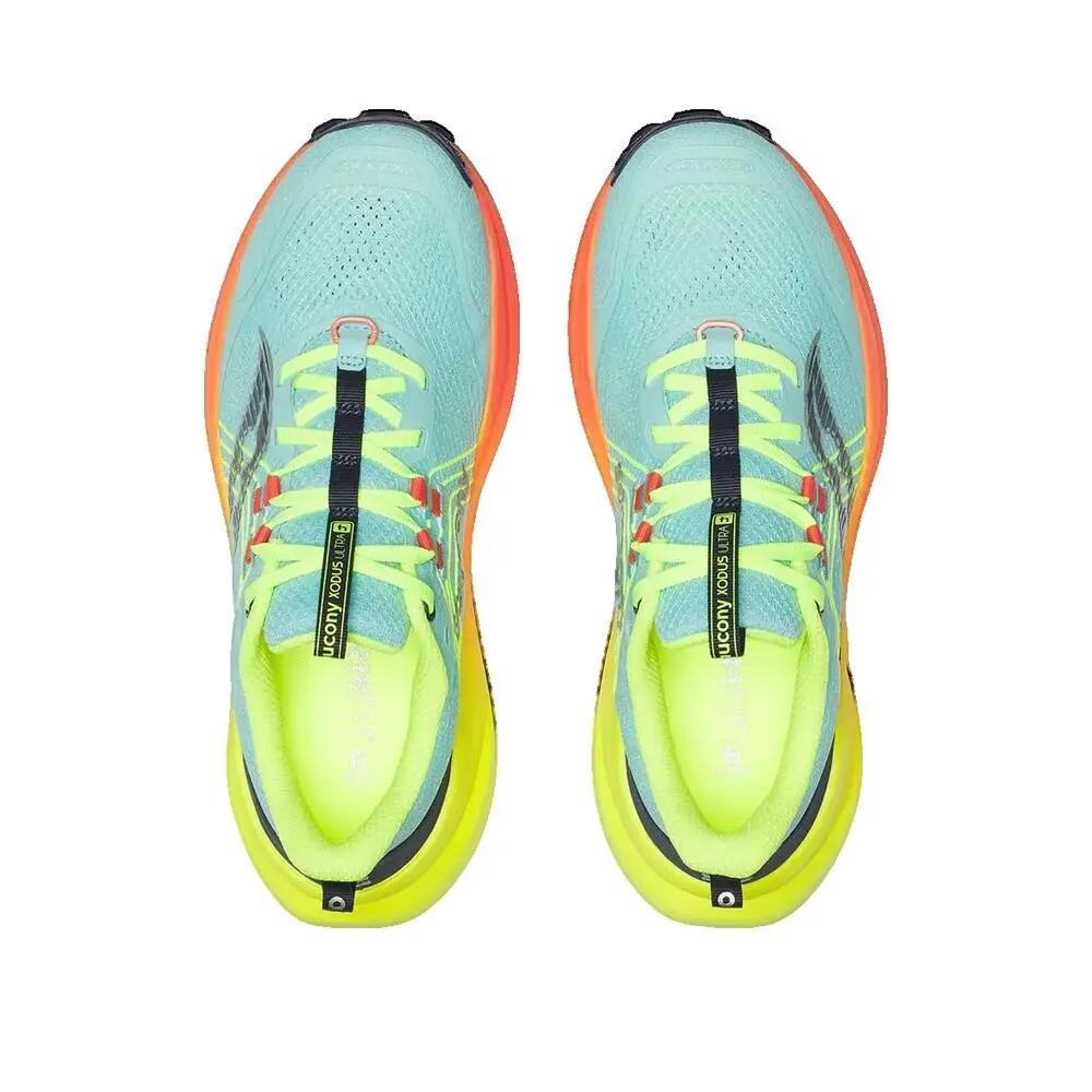 Trail-Schuhe Saucony Xodus Ultra 4 Blau/Orange/Gelb 6/6