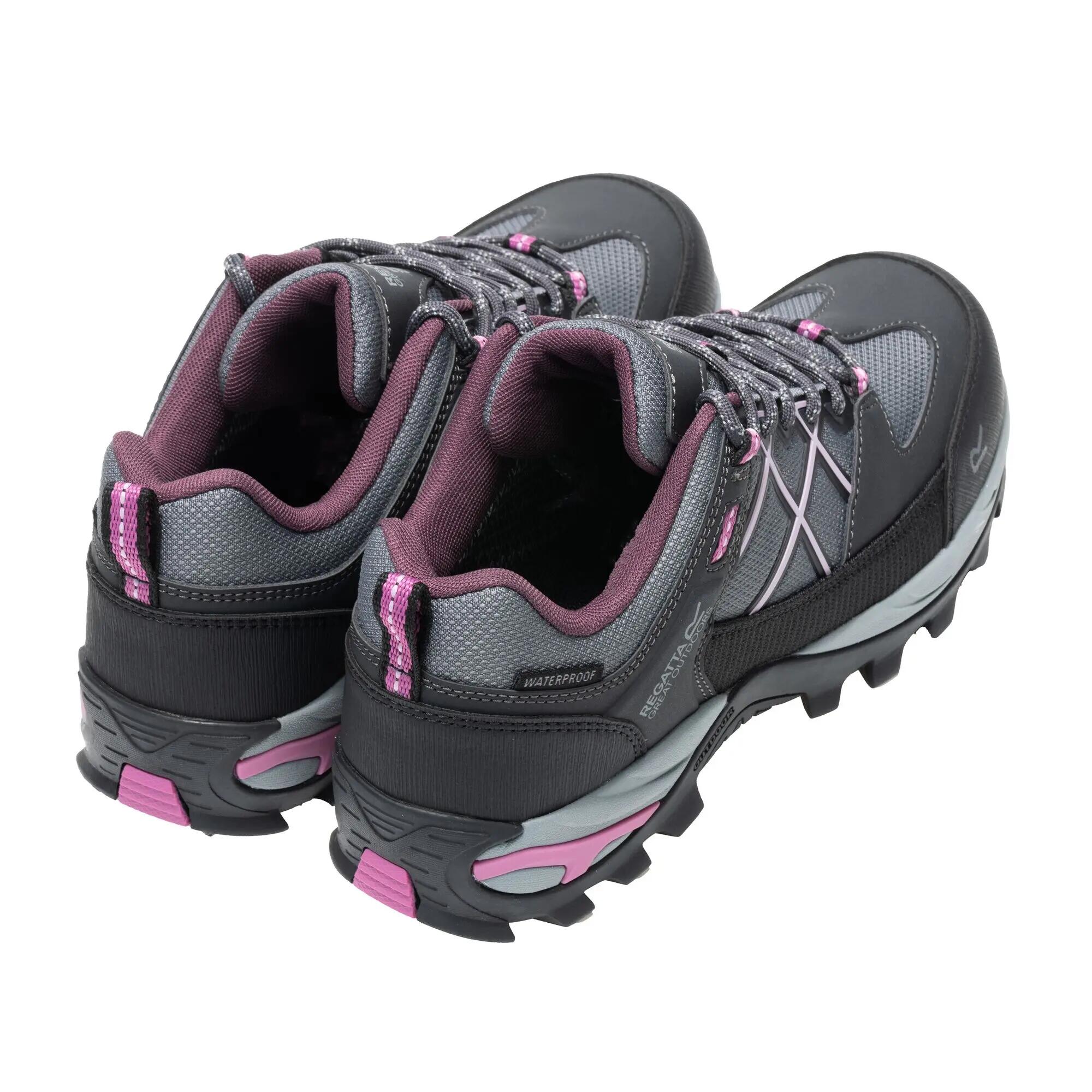 Zapatillas de Senderismo Samaris III para Mujer Ceniza, Violeta 2/7