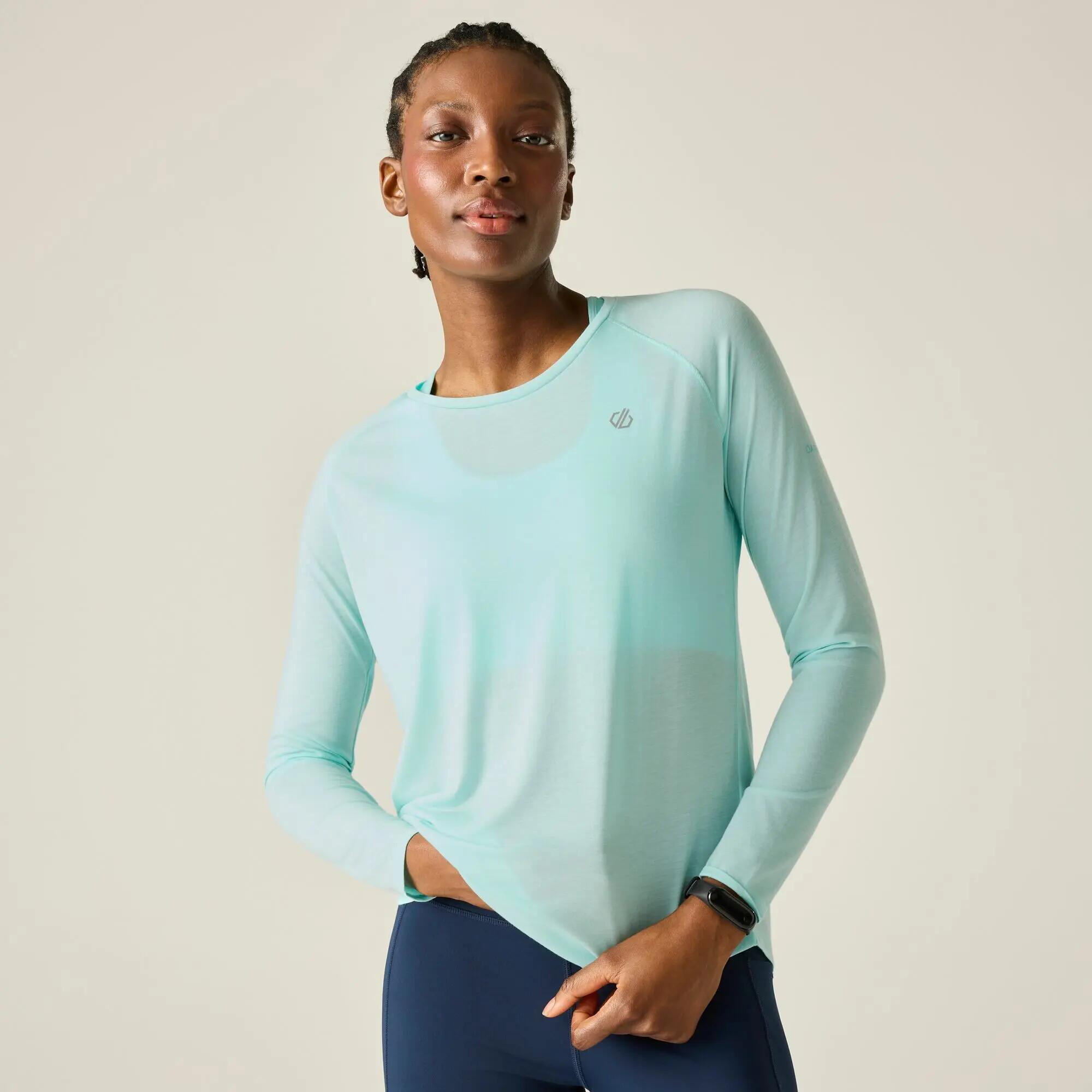 Dames Serenity Tshirt met lange mouwen (Water Ballet) 7/7