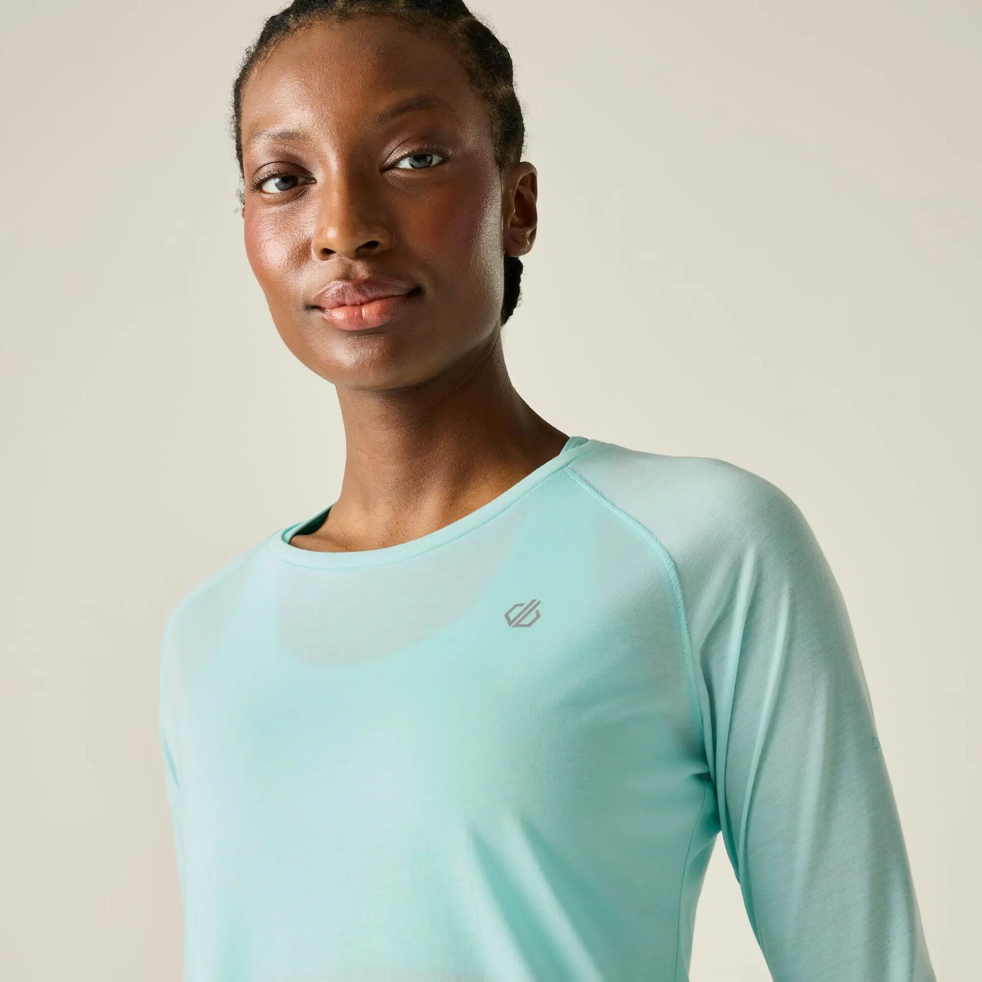 Dames Serenity Tshirt met lange mouwen (Water Ballet) 6/7