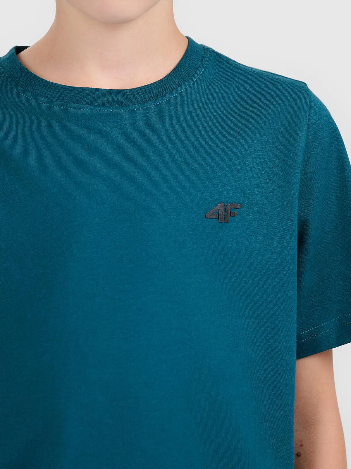 T-shirt bawełniany chłopięcy 4F 4FJWAW26TTSHM3507 3/5