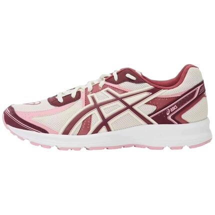 Zapatillas Asics modelo JOG 100S "Cream/Maroon" para hombre