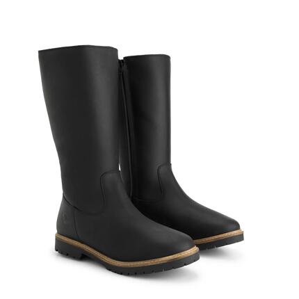 Jarvik Femme - Bottes hautes - Doublées de laine - Marron foncé