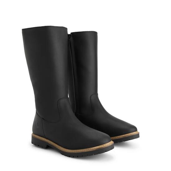 Jarvik Femme - Bottes hautes - Doublées de laine - Noir