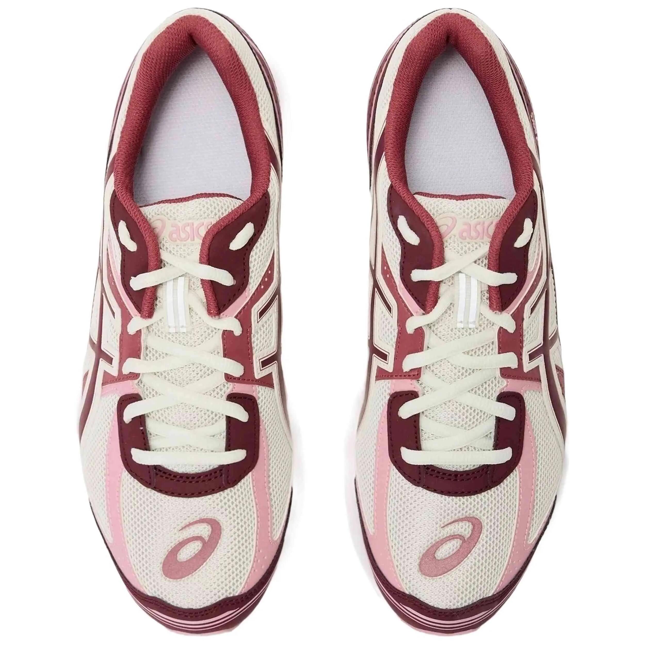 Turnschuhe Asics Modell JOG 100S "Cream/Maroon" für männer 4/5