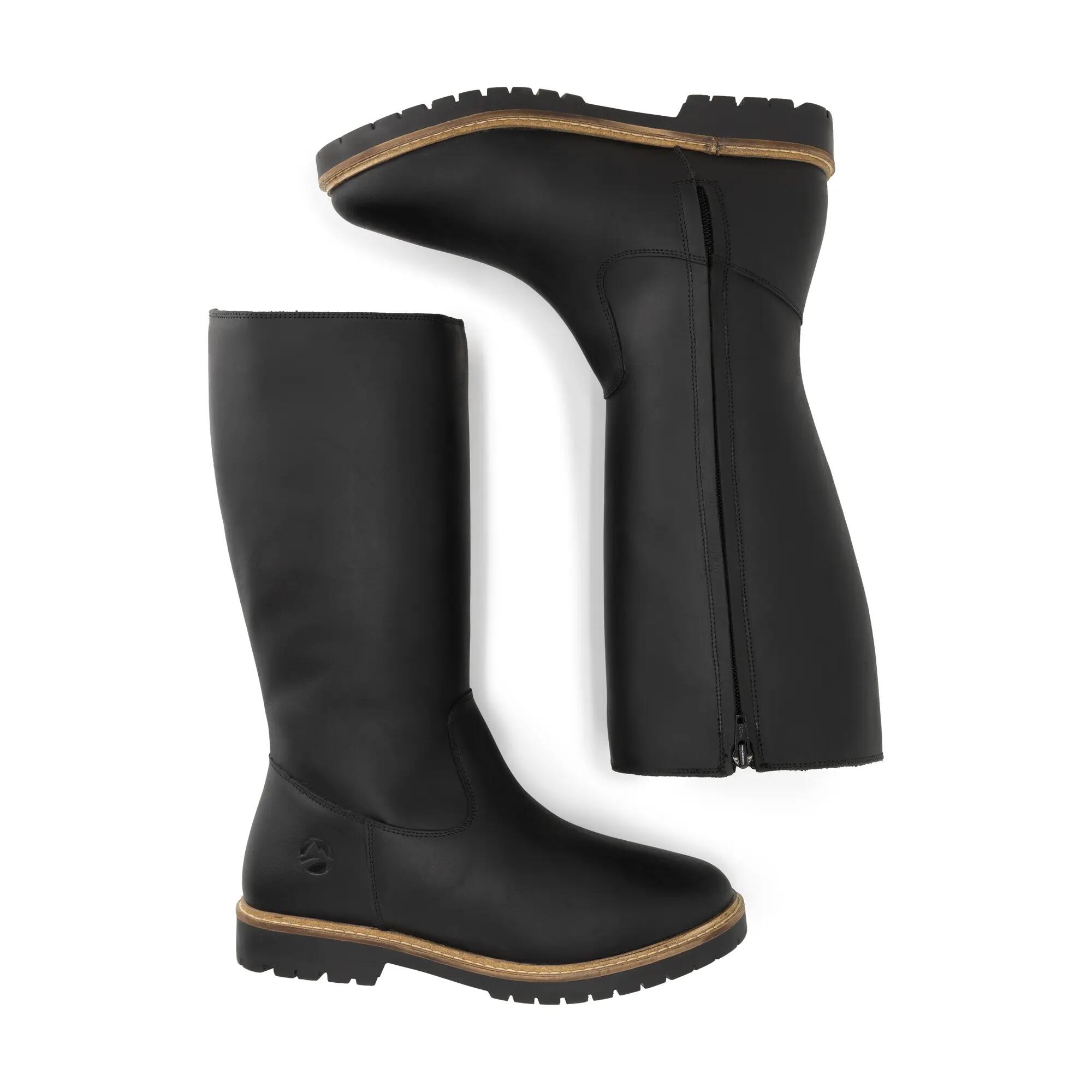 Jarvik Femme - Bottes hautes - Doublées de laine - Noir 4/6