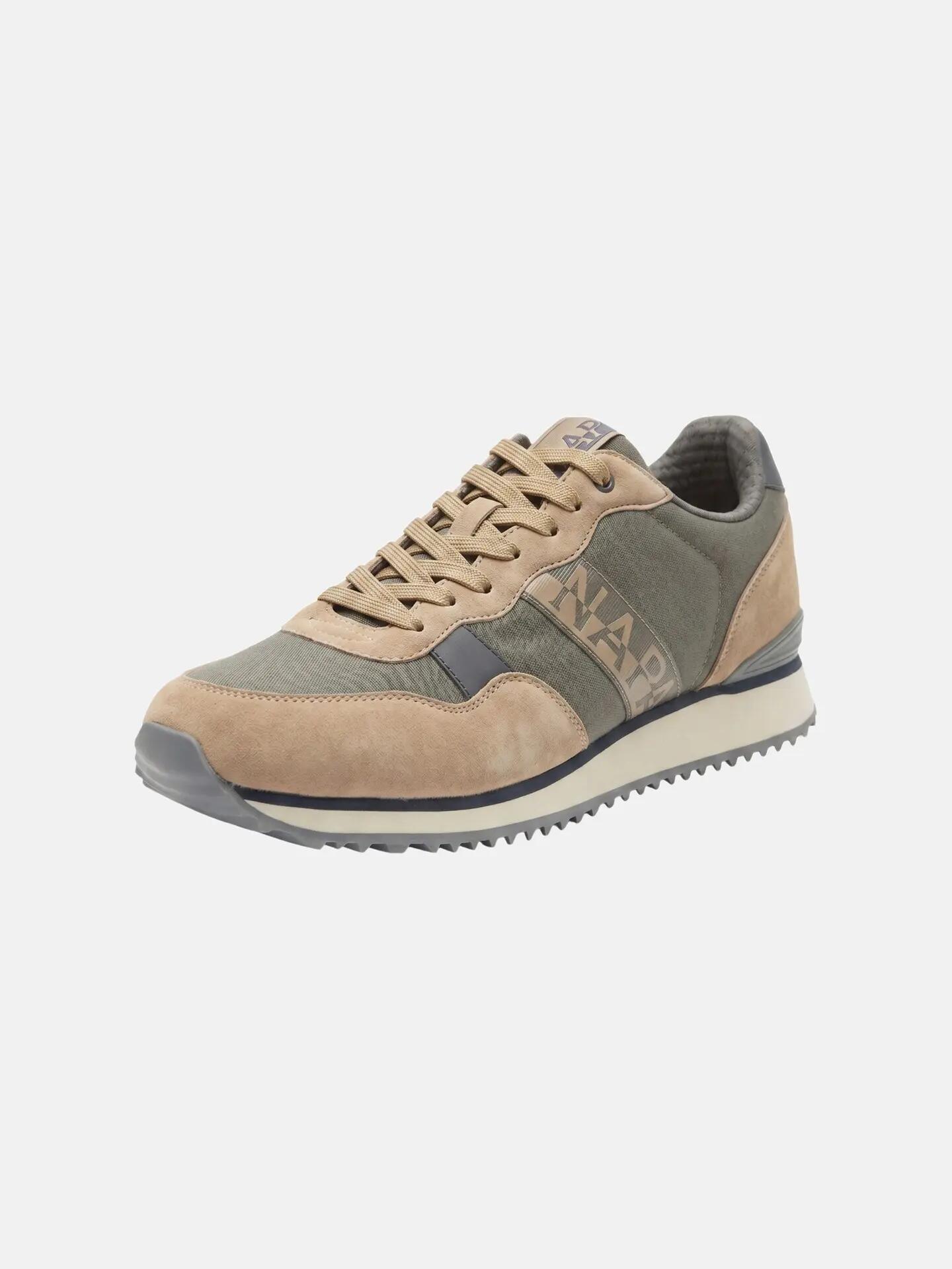 Adidași Bărbați Napapijri Maro și Piele cu Șireturi - Platform Casual