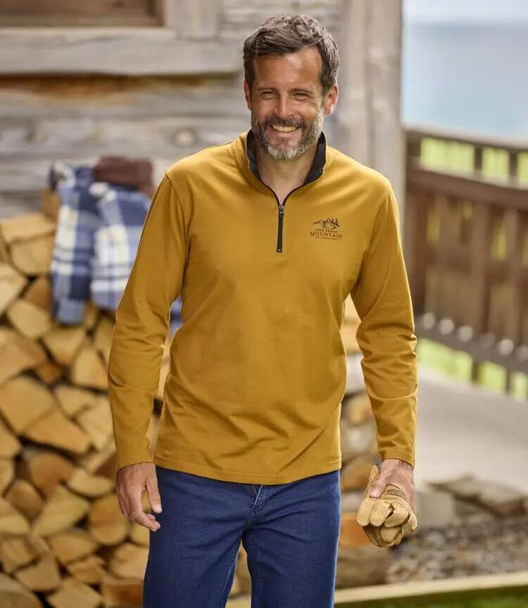 Le Lot de 2 Sous-Pulls en Coton Col Zippé 6/9