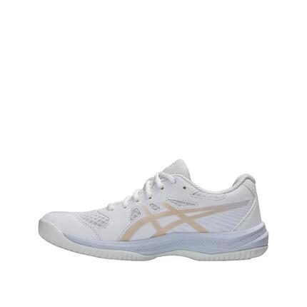 ASICS Upcourt 6 Schuhe für Volleyball in Weiß/Champagner