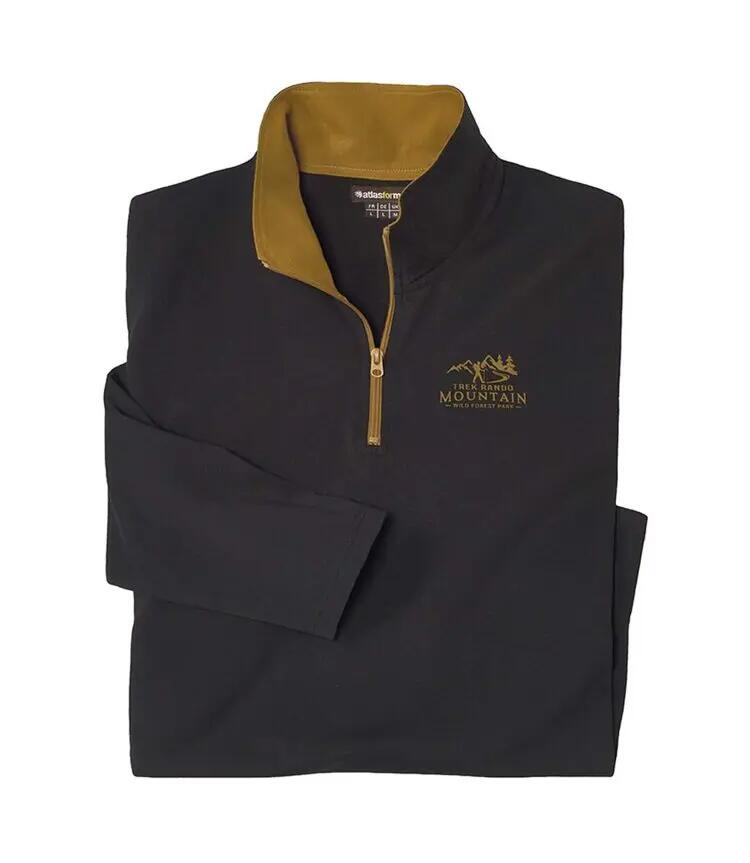 Le Lot de 2 Sous-Pulls en Coton Col Zippé 3/9