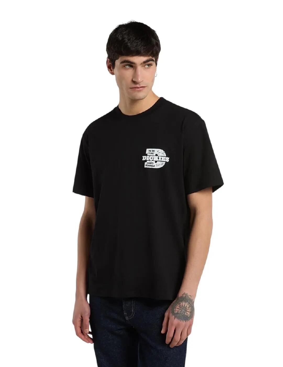 Maglietta uomo Dickies Minden nera. 3/5