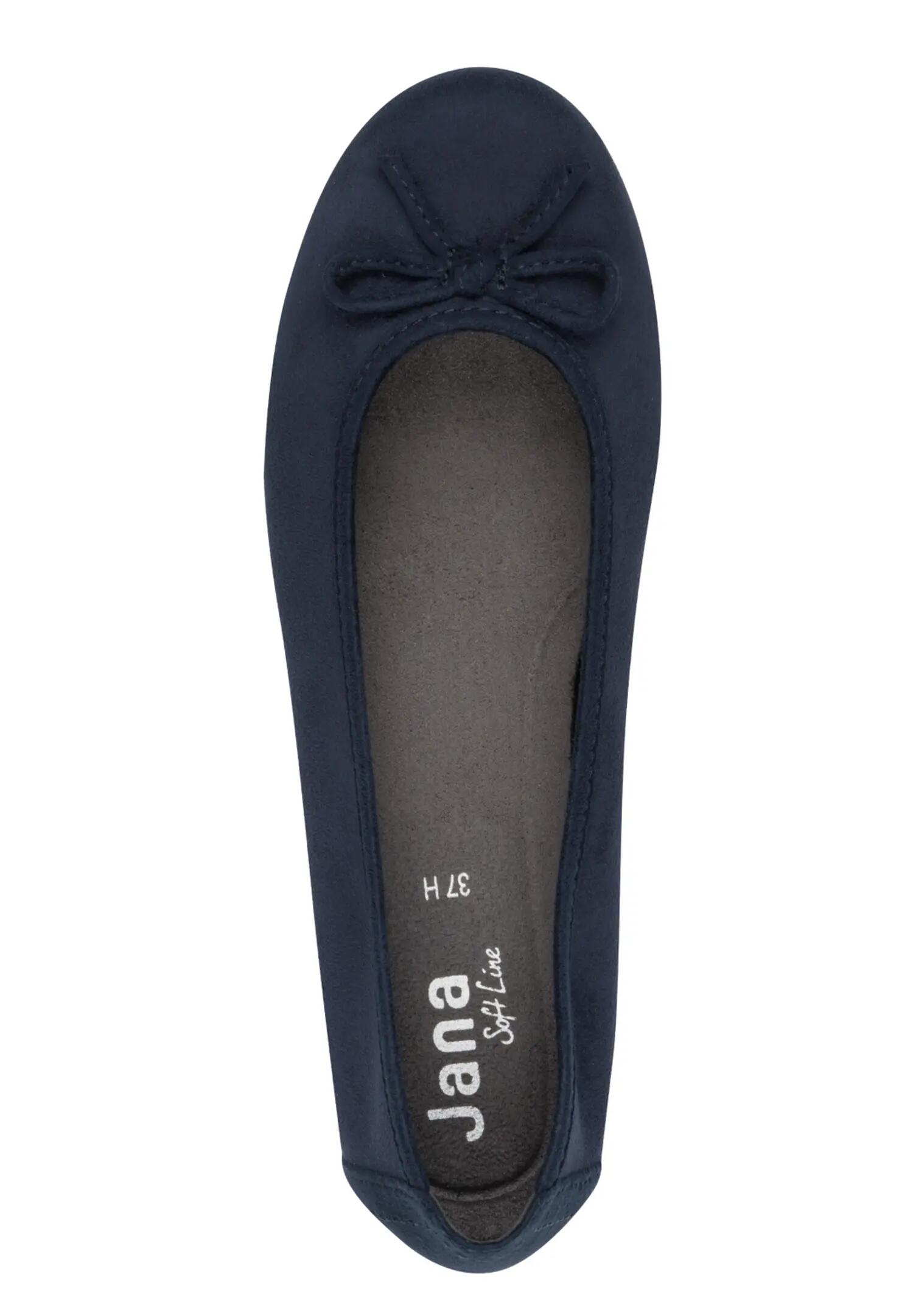 Jana Damen Ballerina 8-22164-41-805 Frauen Schuhe Dunkelblau 4/5