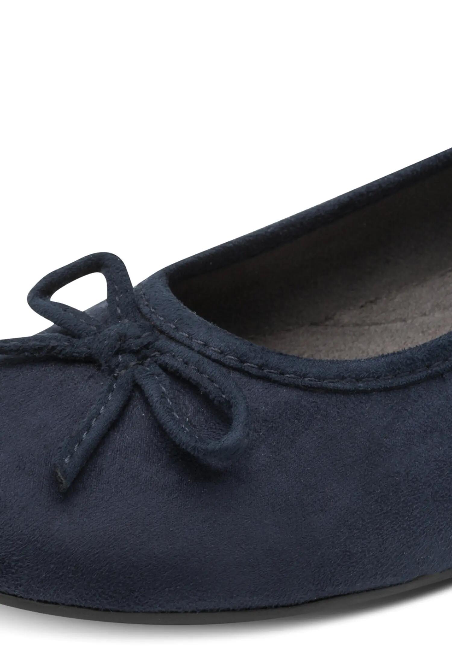 Jana Damen Ballerina 8-22164-41-805 Frauen Schuhe Dunkelblau 3/5