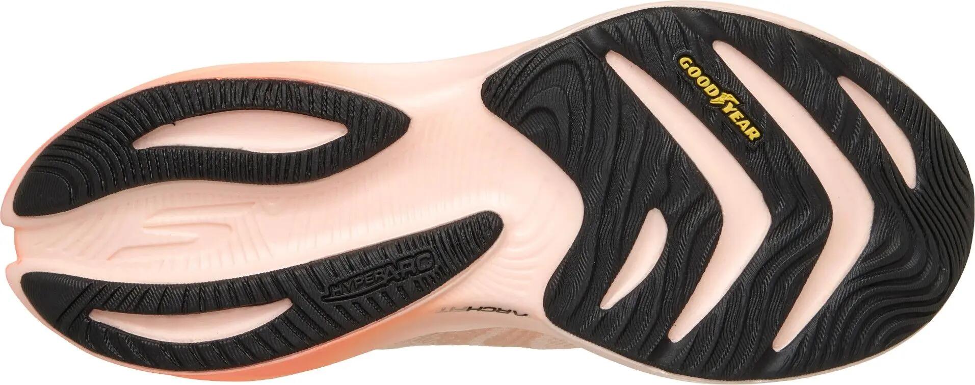 Chaussures Running Skechers Aero Spark Orange Femme 4/5