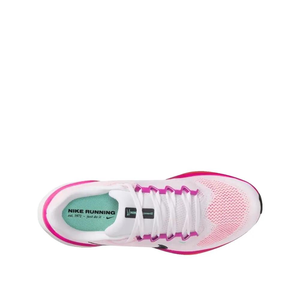 Scarpe da corsa Nike Air Zoom Pegasus 41 Bianco/Nero-Rosa fuoco-Arancio Pulse 3/6