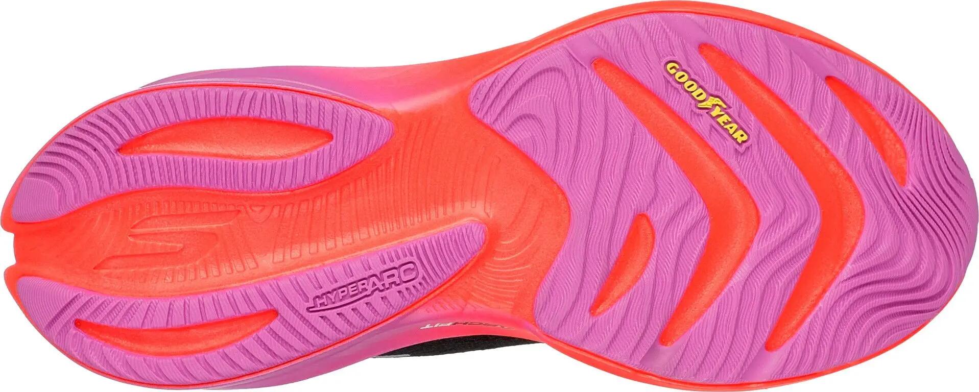 Zapatillas de running Skechers Slip-ins Aero Spark negro/morado/rosa para mujer 4/5