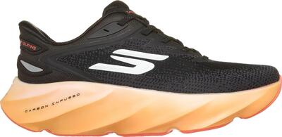 Skechers slip-ins aero burst hardloopschoenen voor heren, zwart/oranje