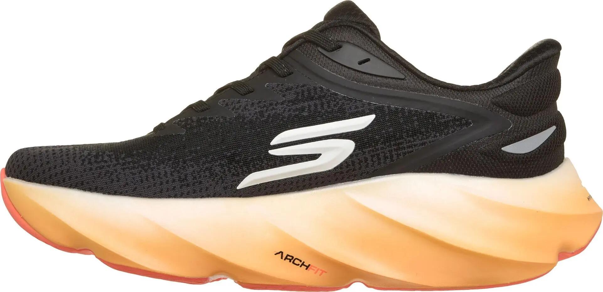 Ténis de corrida Skechers Slip-ins Aero Burst Preto/Laranja para homem 2/5