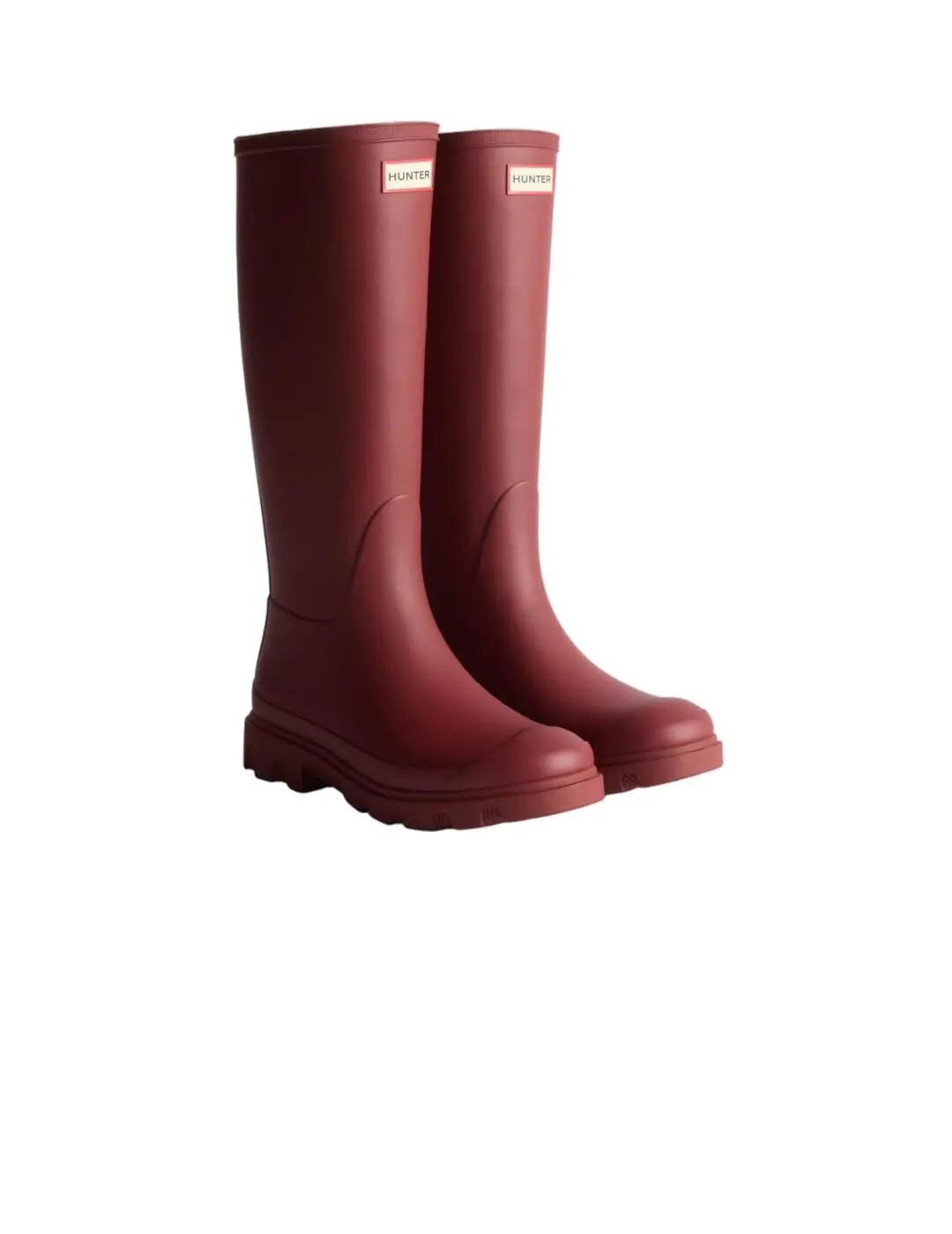 Bottes pour femme Hunter Downpour haute Grenat 2/4