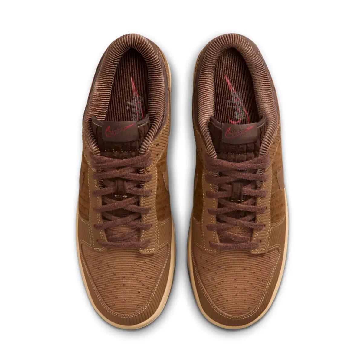 Buty Nike Dunk Low Retro Premium Aksamitne Brązowe Khaki 4/6