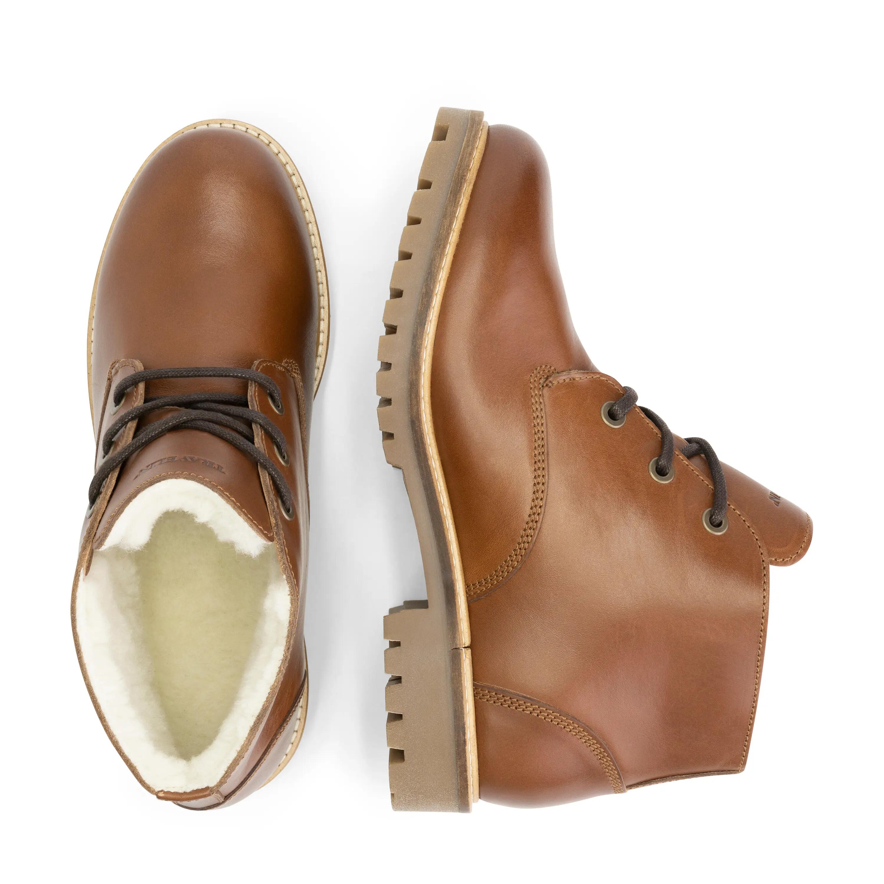 Trehuse Homme - Bottines à lacets - Cuir - Cognac 4/6