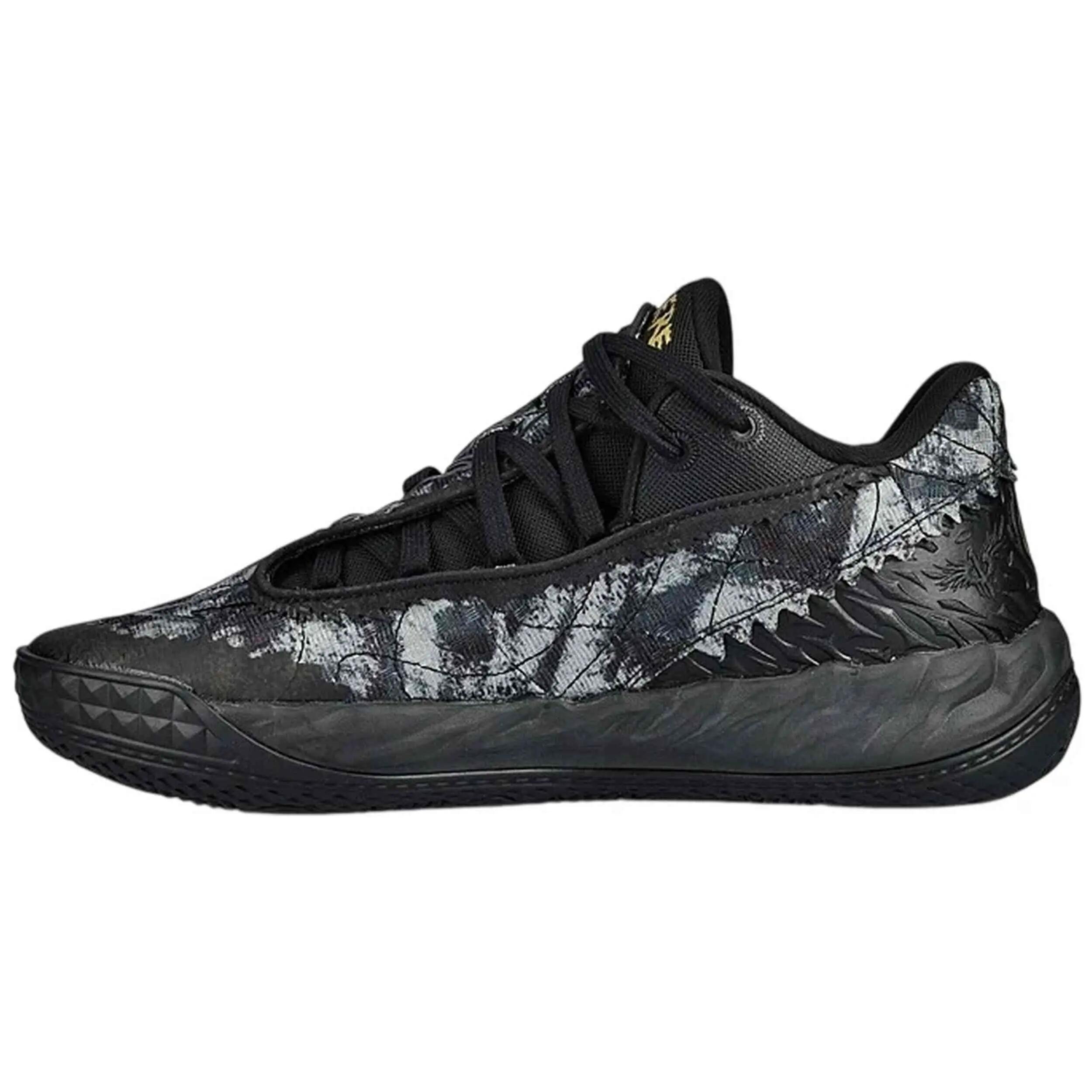 Basketballschuhe Puma Modell MB.05 "Team Black-Gold" für unisex jungen 2/5