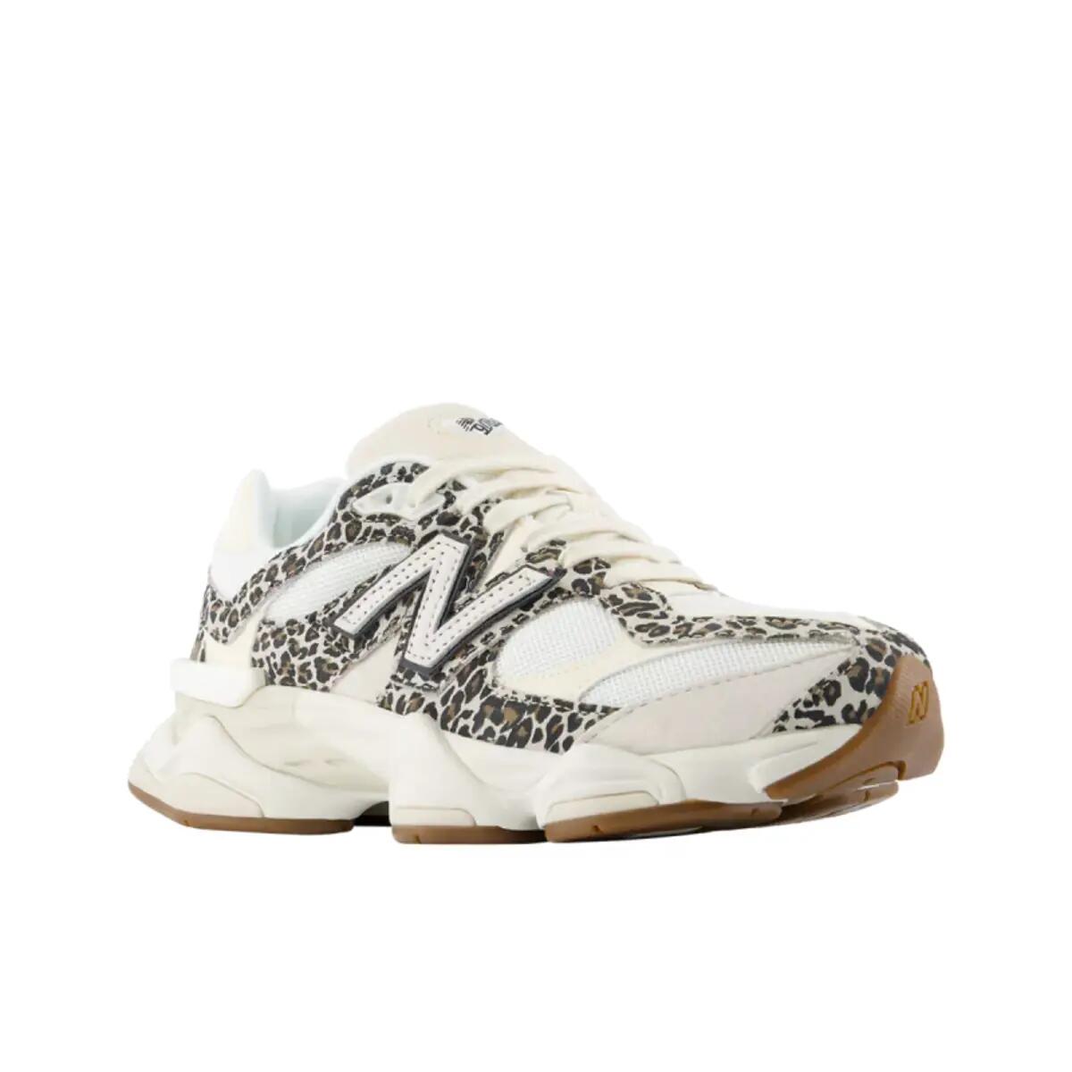 Scarpe New Balance 9060 Stampato Leopardo Beige Marrone 5/5