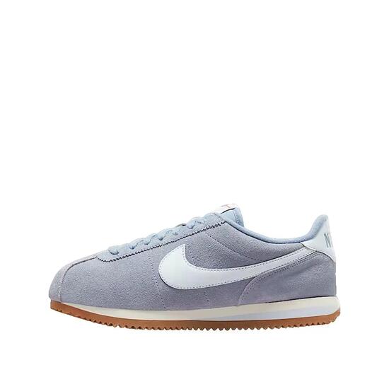 Zapatos Nike Cortez Suede Mujer Gris